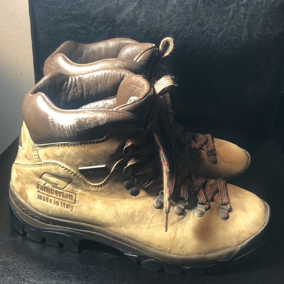 ZAMBERLAN Womens Goretex Lace Up Hiking Mountaineering Vibram Sole Boots Size 7 - Picture 14 of 16